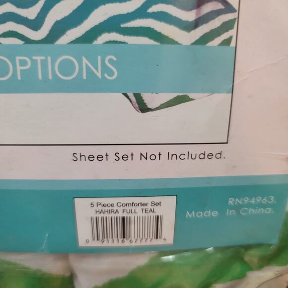 Jessica Sanders Casual living reversible FULL bedding set pillows comforter NEW - Picture 3 of 6